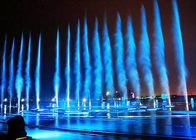 Bella manifestazione dell'acqua di dancing, fontana cambiante principale di colore con l'ugello d'aria fornitore