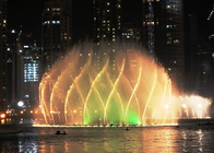 Manifestazione di galleggiamento della fontana, fontana controllata da computer con RGB variopinto fornitore
