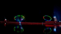 Manifestazione decorativa del laser dell'acqua, sistema di manifestazione della luce laser di Digital sulla fontana fornitore