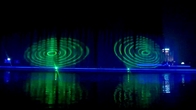 Manifestazione moderna creativa di ballo della luce laser per progettazione su misura plaza commerciale fornitore