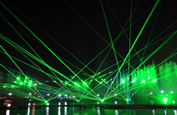 Fontana del laser dell'acciaio inossidabile, approvazione di RoHS di manifestazione della fontana di Digital fornitore