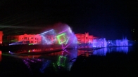 Manifestazione all'aperto variopinta della luce laser di RGB con il proiettore della camera a pioggia del laser fornitore
