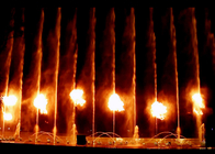 Fontana principale unica di musica, sistema musicale della fontana di Diy con la fiamma del fuoco fornitore