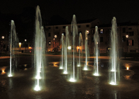 La fontana musicale di marmo di dancing delle lampade variopinte, accende la fontana per dei quartieri alti fornitore