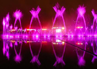 Fontana asciutta della piattaforma di dancing musicale del Messico con le luci moderne del sistema LED di DMX 512 fornitore
