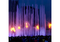 La bella fontana ardente decorativa IP68 273×273×800 millimetro progetta fornitore
