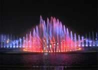 Fontana musicale esterna di dancing dell'acciaio inossidabile della fontana del cambiamento di colore sul mare fornitore